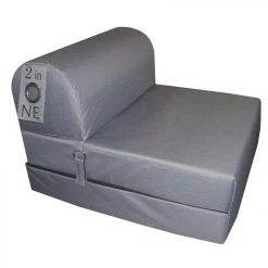 BUT Chauffeuse L.75 Cm 2 IN 1 Grise