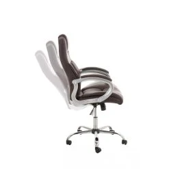 Icaverne Chic Chaise De Bureau Serie Budapest Apoll Couleur Marron