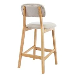 Moloo CLIFF - Chaise De Bar En Tissu Coloris Lin Et Bois Massif(x2) -Magasin Joss & Main cliff chaise de bar en tissu coloris lin et bois massifx2 13695404 37759690 1140x1140