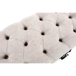 Pegane Coffre Banquette En MDF Et Lin Coloris Beige - Longueur 122 X Profonde... -Magasin Joss & Main coffre banquette en mdf et lin coloris beige longueur 122 x profondeur 47 x hauteur 43 cm 13499612 36971746 1140x1140