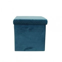 3S. X Home Coffre Pliable En Velours Bleu DUDLEY -Magasin Joss & Main coffre pliable en velours bleu dudley design 1218311 1 1140x1140 4
