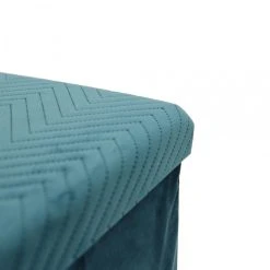 3S. X Home Coffre Pliable En Velours Bleu DUDLEY -Magasin Joss & Main coffre pliable en velours bleu dudley design 1218311 2 1140x1140 4