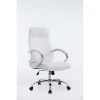 Icaverne Contemporain Chaise De Bureau Edition Budapest Lausanne Couleur Blanc