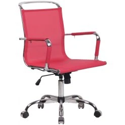 Icaverne Contemporain Chaise De Bureau Reference Monrovia Mesh Couleur Rouge