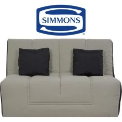 UB DESIGN SALON Canapé Lit Hight Slyde 140 Ressorts Couette Grise