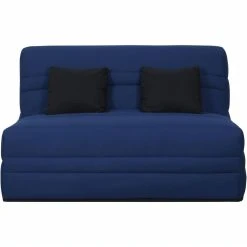 UB DESIGN SALON Canapé Lit Wanda Slyde 140 Ressorts Couette Indigo