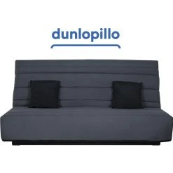 UB DESIGN SALON Canapé Lit Caly CC 130 Mousse 28 Kg Couette Grise