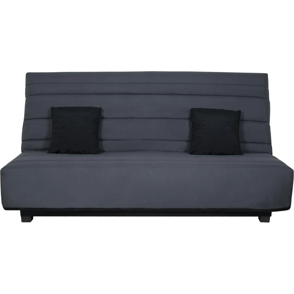 UB DESIGN SALON Canapé Lit Caly CC 130 Mousse 28 Kg Couette Grise 2 UB DESIGN SALON Canapé Lit Caly CC 130 Mousse 28 Kg Couette Grise – Image 2