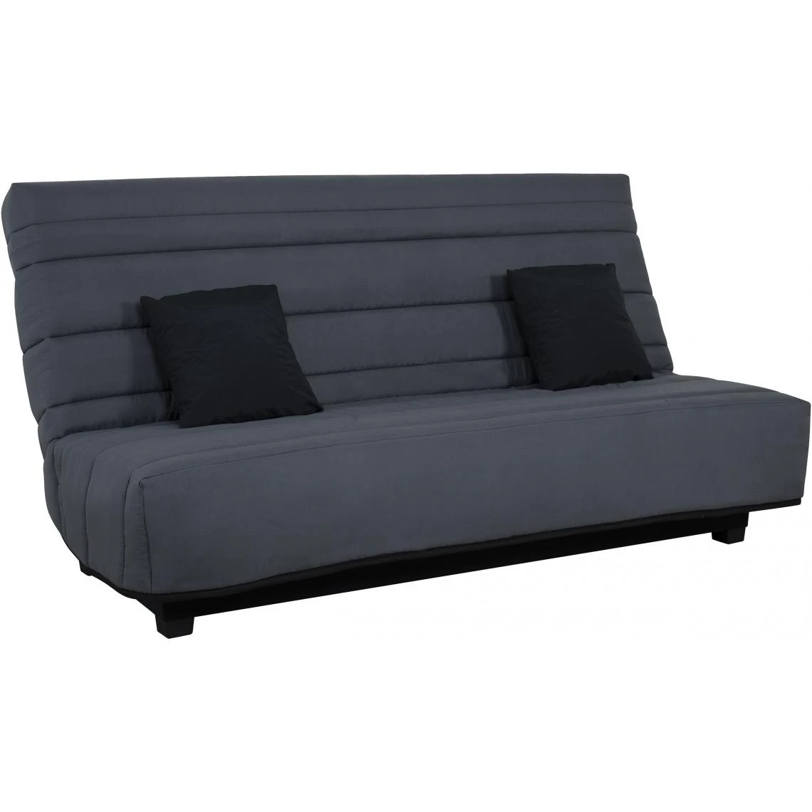 UB DESIGN SALON Canapé Lit Caly CC 130 Mousse 28 Kg Couette Grise 3 UB DESIGN SALON Canapé Lit Caly CC 130 Mousse 28 Kg Couette Grise – Image 3