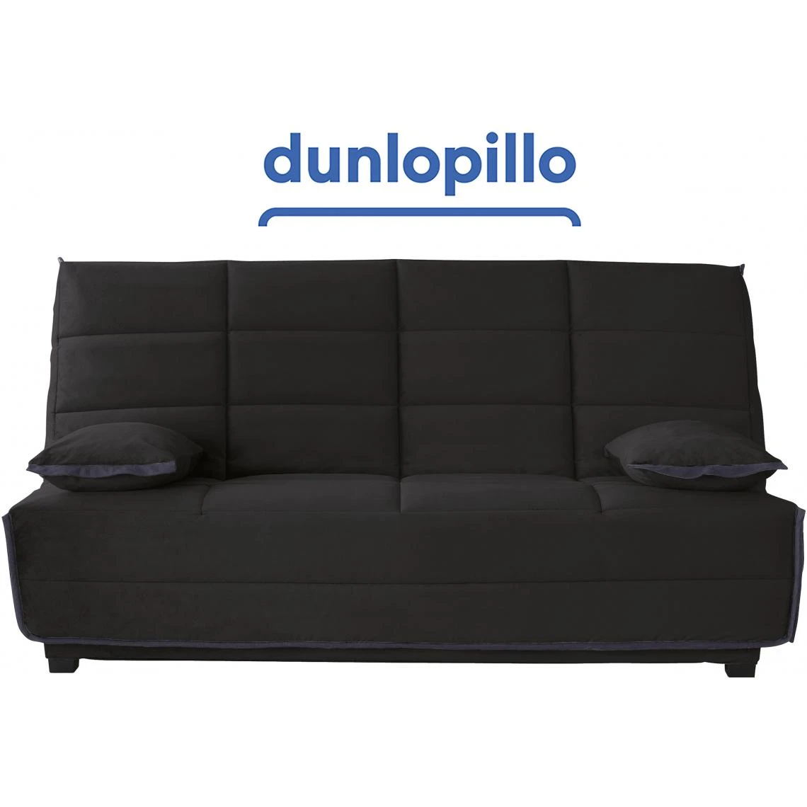 UB DESIGN SALON Canapé Lit Emylia Clic Clac MF Noir Matelas Dunlopillo 35kg 1 UB DESIGN SALON Canapé Lit Emylia Clic Clac MF Noir Matelas Dunlopillo 35kg