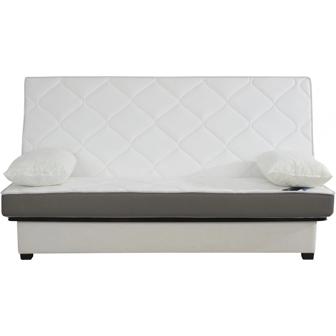 UB DESIGN SALON Canapé Lit Hight CC 130 Ressorts Couette Noir 4 UB DESIGN SALON Canapé Lit Hight CC 130 Ressorts Couette Noir – Image 4