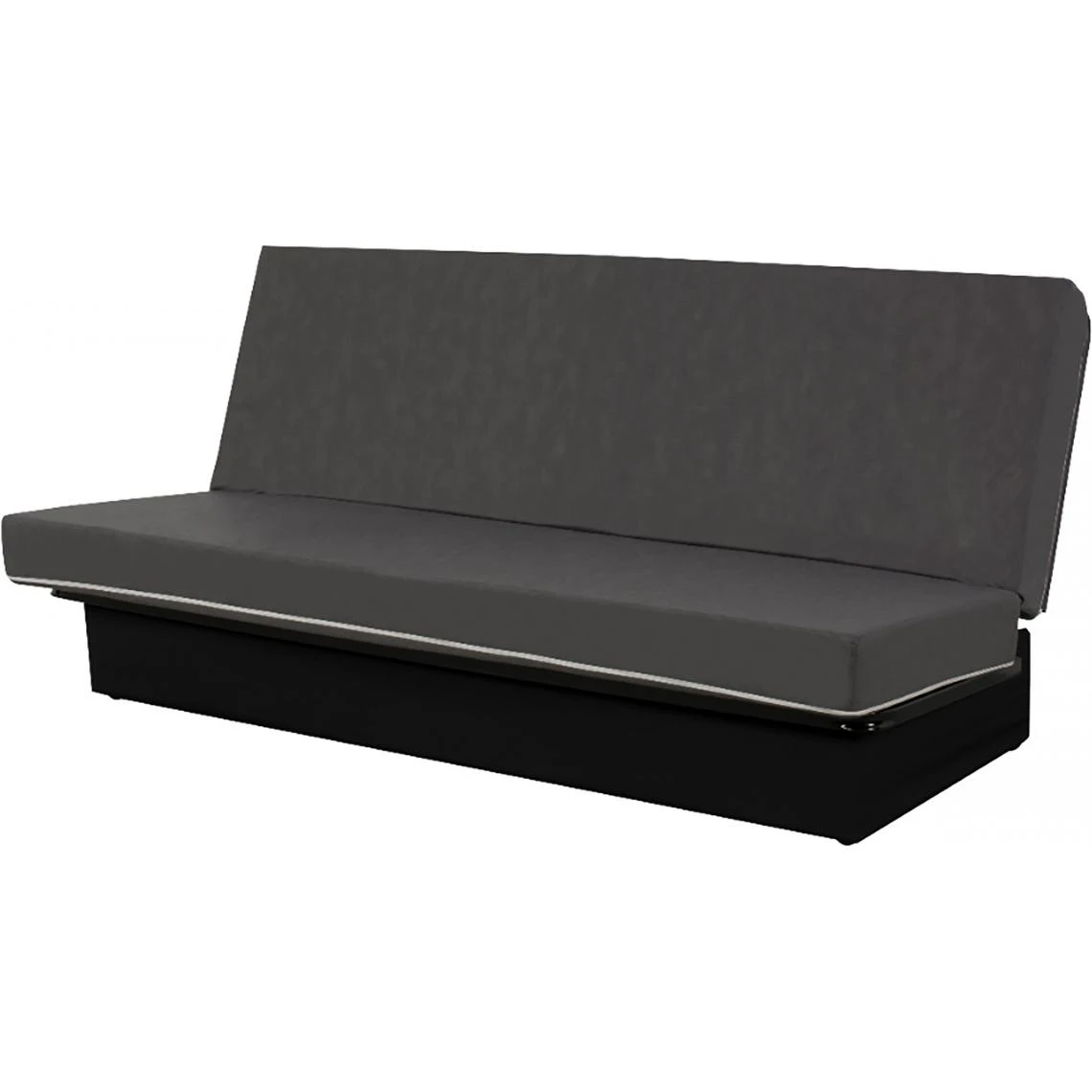 UB DESIGN SALON Canapé Lit Mélody Clic Clac 120 Gris 4 UB DESIGN SALON Canapé Lit Mélody Clic Clac 120 Gris – Image 4