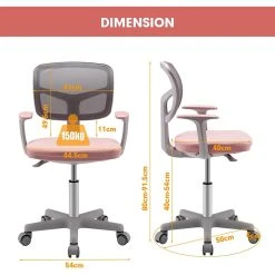 Giantex COSTWAY Chaise De Bureau à Roulettes Pour Enfants,soutien Lombaire, S... -Magasin Joss & Main costway chaise de bureau a roulettes pour enfantssoutien lombaire siege pivotant hauteur reglable 80 915 cm 3 10 ans rose 14136956 39413270 1140x1140