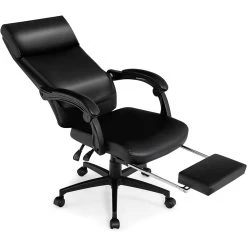 Giantex COSTWAY Chaise De Bureau Ergonomique Inclinable Pivotant Réglable En ...