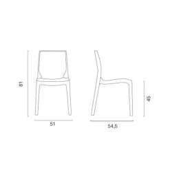 3S. X Home Chaise Design Transparente LADY Gris Transparent -Magasin Joss & Main deco design chaises design transparente 6727 1140x1140