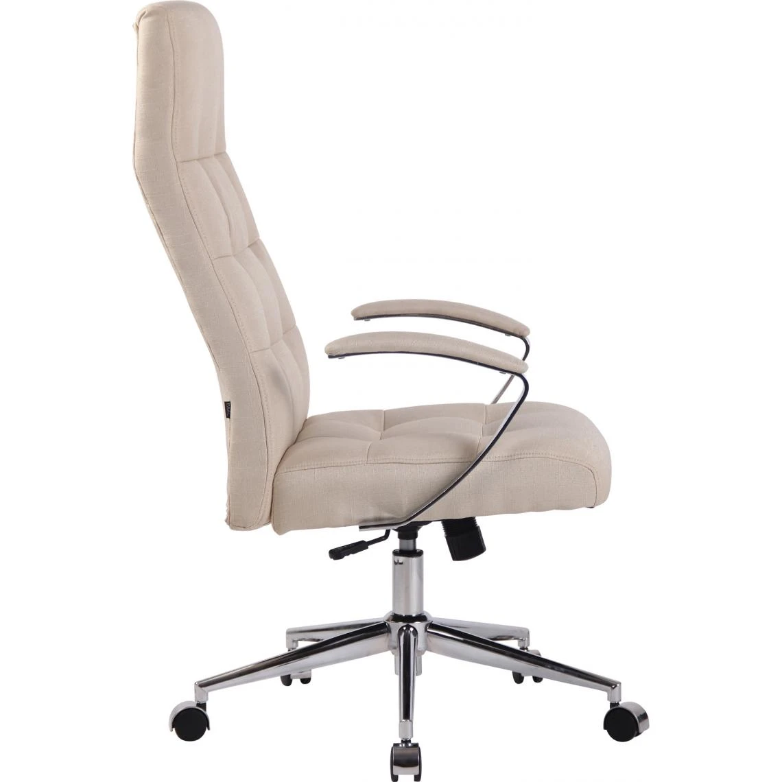 Icaverne Distingué Chaise De Bureau Athènes Tissu Couleur Crème 2 Icaverne Distingué Chaise De Bureau Athènes Tissu Couleur Crème – Image 2