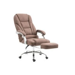 Icaverne Distingué Chaise De Bureau En Tissu Gamme Quito Couleur Marron