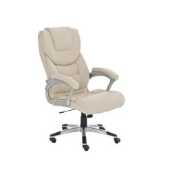Icaverne Distingué Chaise De Bureau Reference Mexico Couleur Crème