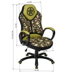 Mobilia Fauteuil De Bureau Gamer Call Of Duty Vert Camouflage Tissu Plastique -Magasin Joss & Main edmund camouflage 1357180024001 12