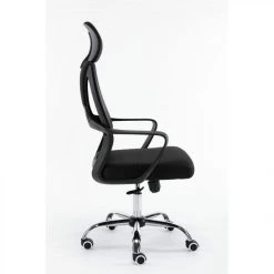 Hucoco ELIASS - Fauteuil De Bureau Ergonomique - Hauteur Ajustable - Avec Acc... -Magasin Joss & Main eliass fauteuil de bureau ergonomique hauteur ajustable avec accoudoirs chaise de bureau teletravail noir 9727708 25184970 1140x1140