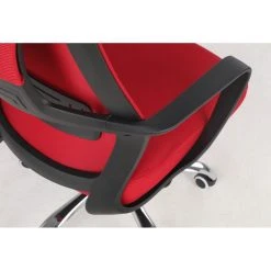 Hucoco ELIASS - Fauteuil De Bureau Ergonomique - Hauteur Ajustable - Avec Acc... -Magasin Joss & Main eliass fauteuil de bureau ergonomique hauteur ajustable avec accoudoirs chaise de bureau teletravail rouge 11547766 30278278 1140x1140