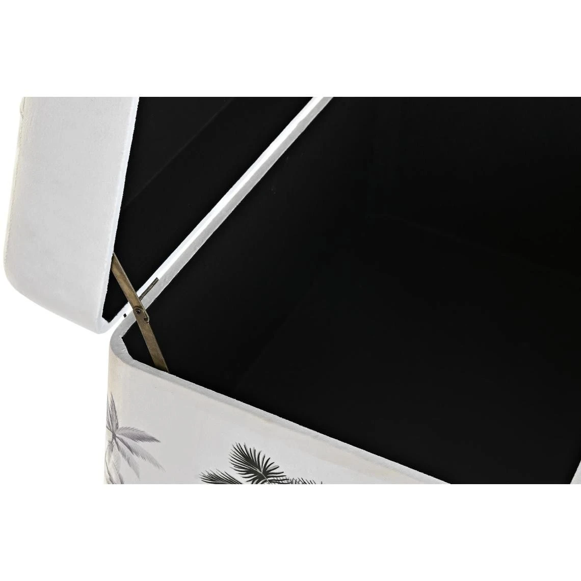 Pegane Ensemble De 2 Banquettes / Coffres En MDF Et Polyester Coloris Naturel... 2 Pegane Ensemble De 2 Banquettes / Coffres En MDF Et Polyester Coloris Naturel... – Image 2