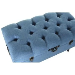 Pegane Ensemble De 2 Banquettes Coffres En Métal Et Polyester Coloris Bleu M... -Magasin Joss & Main ensemble de 2 banquettes coffres en metal et polyester coloris bleu marine 13600860 37357976 1140x1140