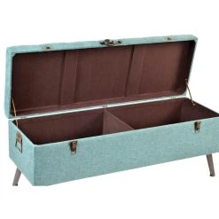 Pegane Ensemble De 3 Banquettes Coffres En Métal Doré , MDF Et Polyester Co... -Magasin Joss & Main ensemble de 3 banquettes coffres en metal dore mdf et polyester coloris bleu marine 13499572 36971572 1140x1140