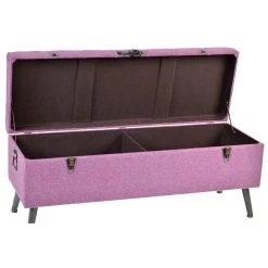Pegane Ensemble De 3 Banquettes Coffres En Métal Doré , MDF Et Polyester Co... -Magasin Joss & Main ensemble de 3 banquettes coffres en metal dore mdf et polyester coloris fuchsia 13516918 37046508 1140x1140