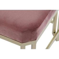 Pegane Ensemble De 3 Banquettes Coffres En Métal Et Velours Coloris Rose -Magasin Joss & Main ensemble de 3 banquettes coffres en metal et velours coloris rose 13499606 36971722 1140x1140