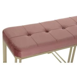 Pegane Ensemble De 3 Banquettes Coffres En Métal Et Velours Coloris Rose -Magasin Joss & Main ensemble de 3 banquettes coffres en metal et velours coloris rose 13499606 36971724 1140x1140