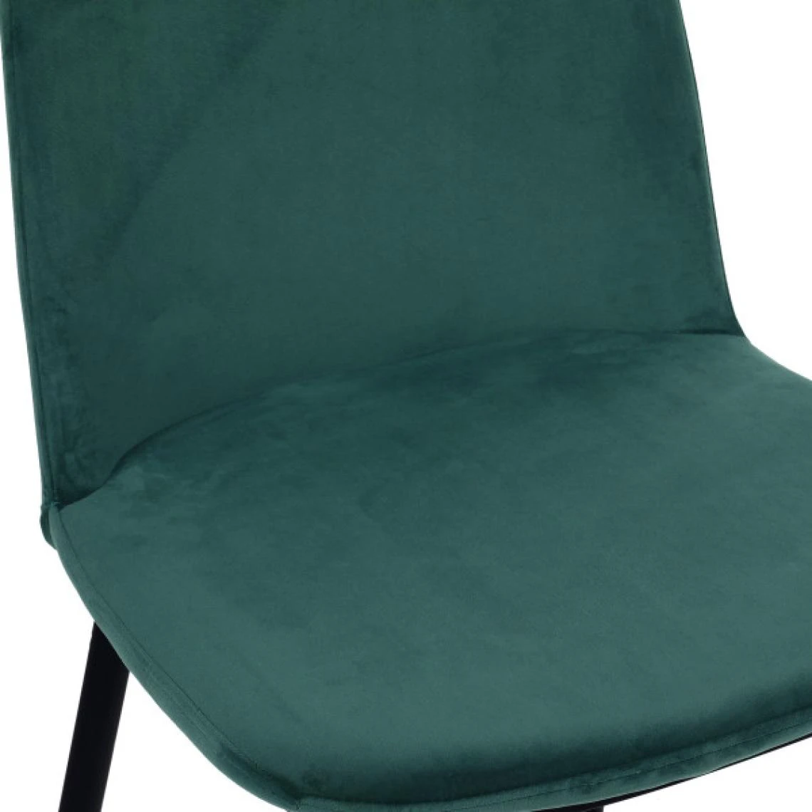 Moloo ENZO - Chaise De Bar En Velours Sauge, Métal Noir Et Doré, (x2) 3 Moloo ENZO - Chaise De Bar En Velours Sauge, Métal Noir Et Doré, (x2) – Image 3