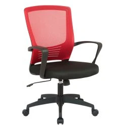 Icaverne Esthetique Chaise De Bureau Edition Dodoma Couleur Noir Rouge