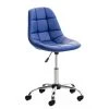 Icaverne Esthetique Chaise De Bureau Selection Sanaa En Similicuir Couleur Bleu
