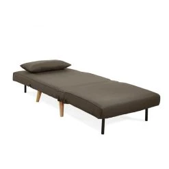 Vente-unique Fauteuil Convertible POSIO En Tissu - Taupe -Magasin Joss & Main fauteuil 267813