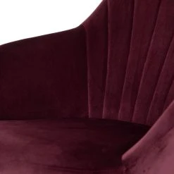 BUT Fauteuil à Bascule BAHIA En Velours Prune -Magasin Joss & Main fauteuil a bascule bahia en velours prune 13342632 36414918 1140x1140