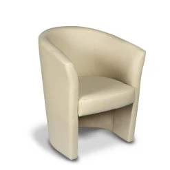 ALTER Fauteuil Avec Revêtement En éco-cuir, Couleur Beige, Dimensions 65 X...