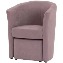 BUT Fauteuil Cabriolet Et Pouf CLAYTON Tissu Soro Rose -Magasin Joss & Main fauteuil cabriolet et pouf clayton tissu soro rose 9158345 23905815 1140x1140