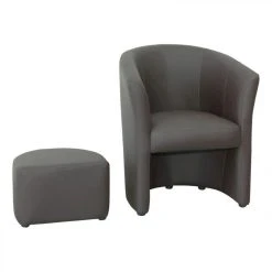 BUT Fauteuil Cabriolet Taupe CLAYTON PU Taupe -Magasin Joss & Main fauteuil cabriolet taupe clayton pu taupe 9158797 23907379 1140x1140