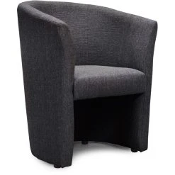 3S. X Home Fauteuil Cabriolet Tissu Anthracite BUZZ
