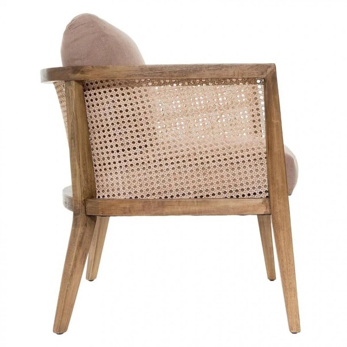 SANS MARQUE Fauteuil Cannage En Rotin Et Peuplier Koza Atmosphera - Beige 3 SANS MARQUE Fauteuil Cannage En Rotin Et Peuplier Koza Atmosphera - Beige – Image 3