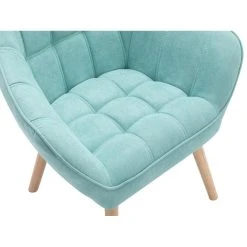 Vente-unique Fauteuil En Tissu Vert D'eau CASERTA -Magasin Joss & Main fauteuil caserta 12033678 31890558 1140x1140