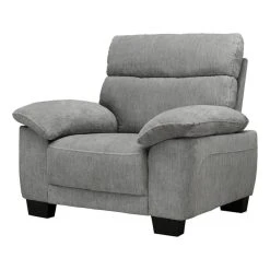 BUT Fauteuil COAST II Tissu Gris Clair -Magasin Joss & Main fauteuil coast ii tissu gris clair 14001548 38830600 1140x1140