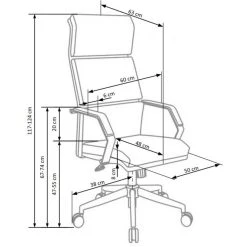 Carellia Fauteuil De Bureau 117-124x 60 X 63 Cm - Blanc -Magasin Joss & Main fauteuil de bureau 117 cm 124 cm x 60 cm x 63 cm blanc 12128444 32187060 1140x1140