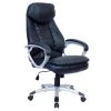 HELLOSHOP26 Fauteuil De Bureau Chaise Siège Noir Ergonomique Classique 0502003/2