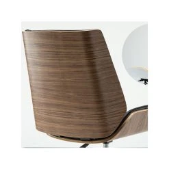 Wewoo Fauteuil De Bureau Confortable Et Pratique à La Mode Rotate Lift Noir... -Magasin Joss & Main fauteuil de bureau confortable et pratique a la mode rotate lift blanc peinture blanche 4