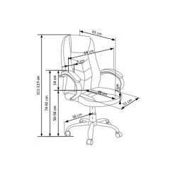 Carellia Fauteuil De Bureau En Cuir Synthétique 111-119 X 64 X 65 Cm - Marron -Magasin Joss & Main fauteuil de bureau en cuir synthetique 111 cm 119 cm x 64 cm x 65 cm marron 12127468 32183080 1140x1140