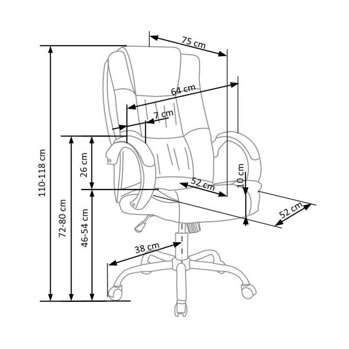 Carellia Fauteuil De Bureau En Cuir Synthétique - Beige 2 Carellia Fauteuil De Bureau En Cuir Synthétique - Beige – Image 2