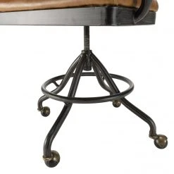 MACABANE Fauteuil Desk Vintage Cuir à Roulettes GASTON -Magasin Joss & Main fauteuil desk vintage cuir a roulettes gaston 3357780 6183468 68 1140x1140