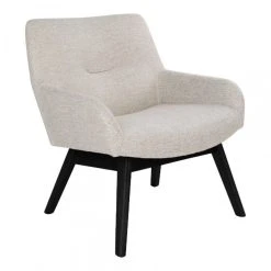 HOUSE NORDIC Fauteuil En Tissu Beige FOLK